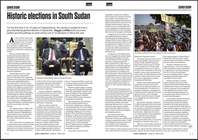 Historic elections in South Sudan 