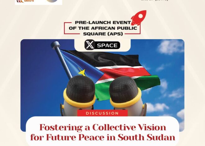 Fostering a Collective Vision for Future Peace in South Sudan